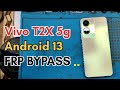 Vivo T2X 5G Pattern And Frp Remove Without Pc /Vivo T2X 5G Frp bypass In 2023 /All Vivo 11/12/13 Frp