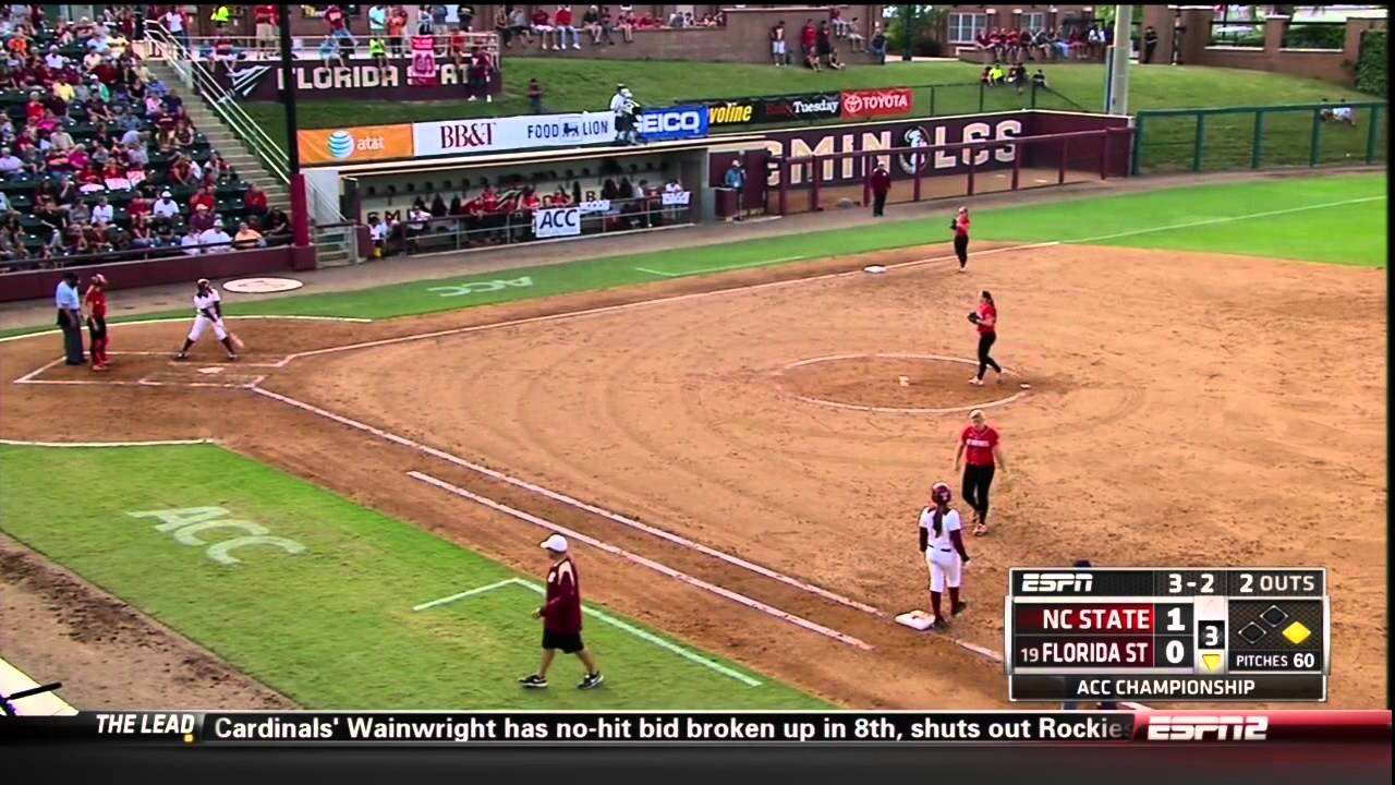 2013.05.06 ACC Softball Championship: NC State Wolfpack vs Florida ...