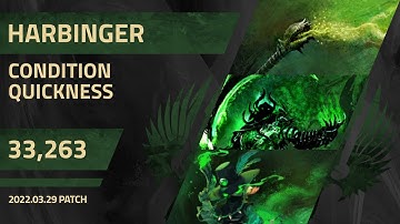 [Outdated] [CnD] Condition Quickness Harbinger 33,263 DPS Benchmark | 2022/03/29 Patch