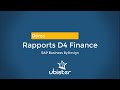 Rapports d4 finance pour sap business bydesign  by ubister