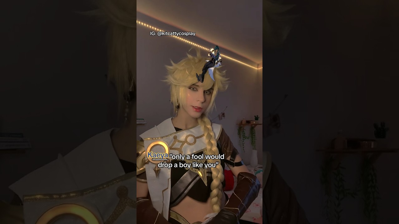 I mean- 🤭 #cosplay #genshinimpact #aether #genshin #genshinimpactcosplay #cosplayer #cosplaygirl