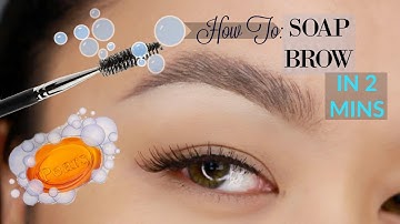 HOW TO: SOAP BROW IN JUST 2 MINUTES | MASNAX