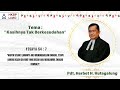 “Kasihnya Tak Berkesudahan” - Pdt. Herbet H. Hutagalung