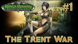 Прохождение King's Bounty: Crossworlds. Мод The Treant War. Невозможный. Без потерь. #1