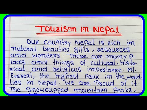 Tourism In Nepal Essay || Essay On Tourism In Nepal || Essay On Tourism In Nepal || Tourism In Nepal