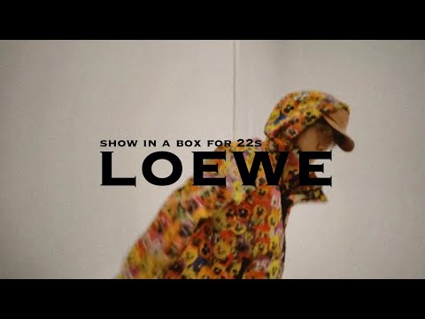 * @Loewe | SHOW IN A BOX FOR 22SS.