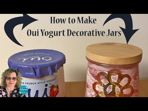 Upcycle an Oui Jar into Cute Decorative Jar by Sabrina's Organizing DIY Projects