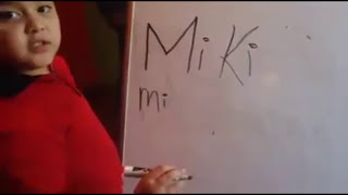 Young Nicki Minaj stan spells her name wrong 'La Miki Minach' She ask who her favorite rapper is