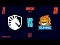 TL vs SN | Worlds Group Stage Day 3 | Team Liquid vs Suning (2020)
