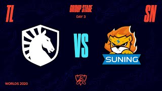TL vs SN | Worlds Group Stage Day 3 | Team Liquid vs Suning (2020)