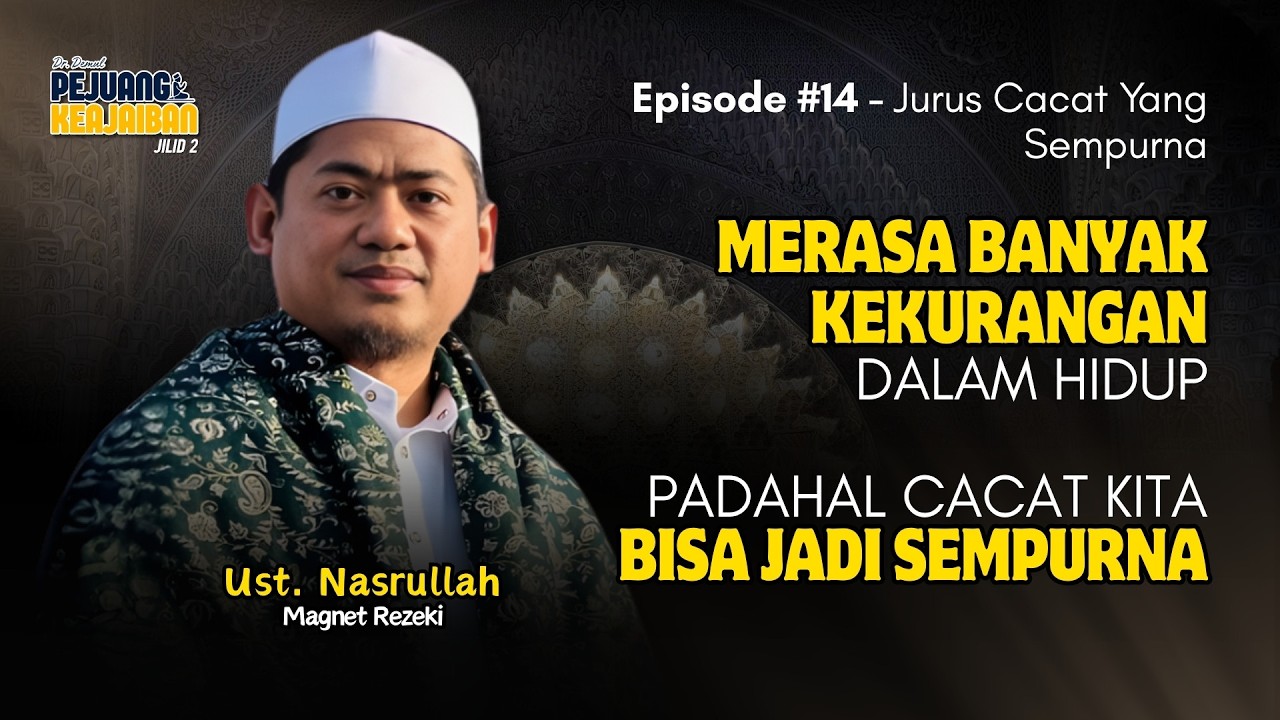 MERASA BANYAK KEKURANGAN DALAM HIDUP PADAHAL CACAT KITA BISA JADI SEMPURNA‼️