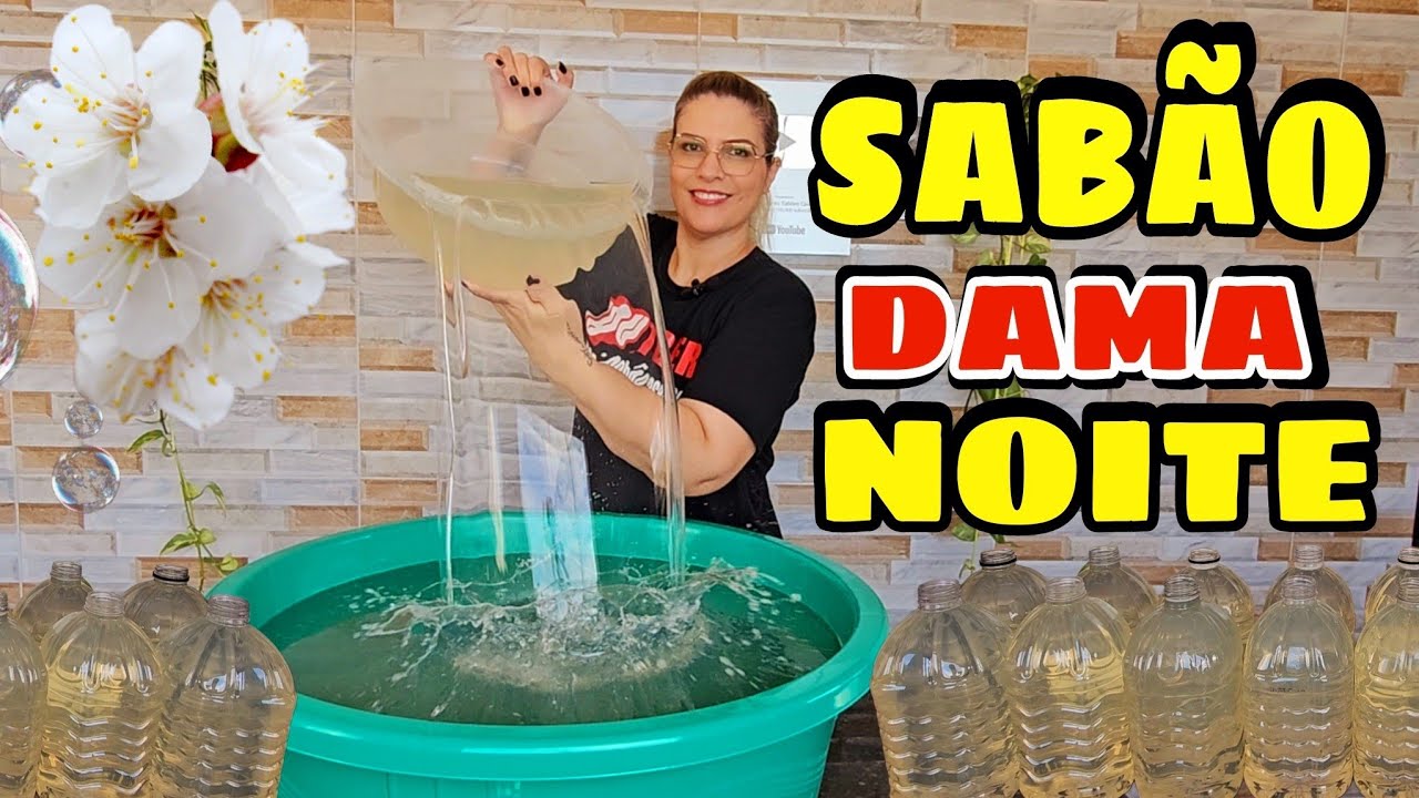 73,5 LITROS DE SABÃO LÍQUIDO CASEIRO DAMA DA NOITE!PERFUME E LIMPEZA 😱🤑😱🌹