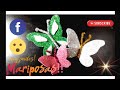 DIY Mariposas para decorar arbol, guirnalda o corona navideña