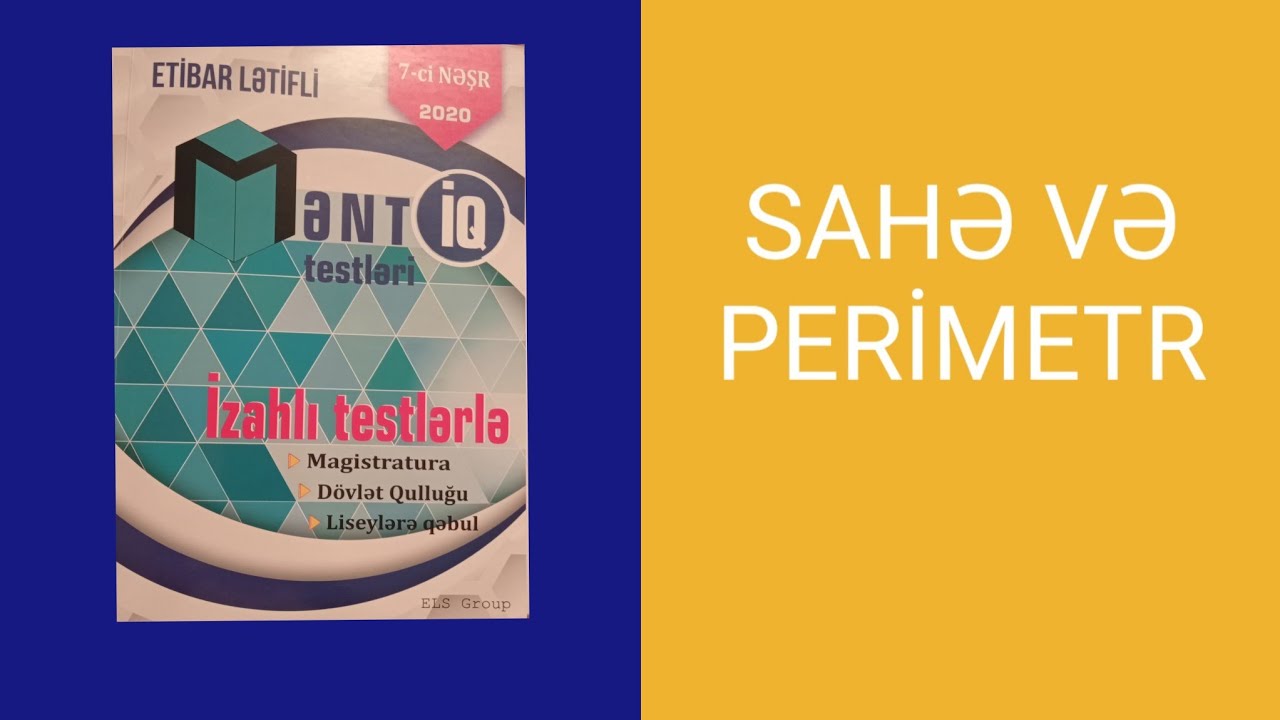 #Sahə perimetr