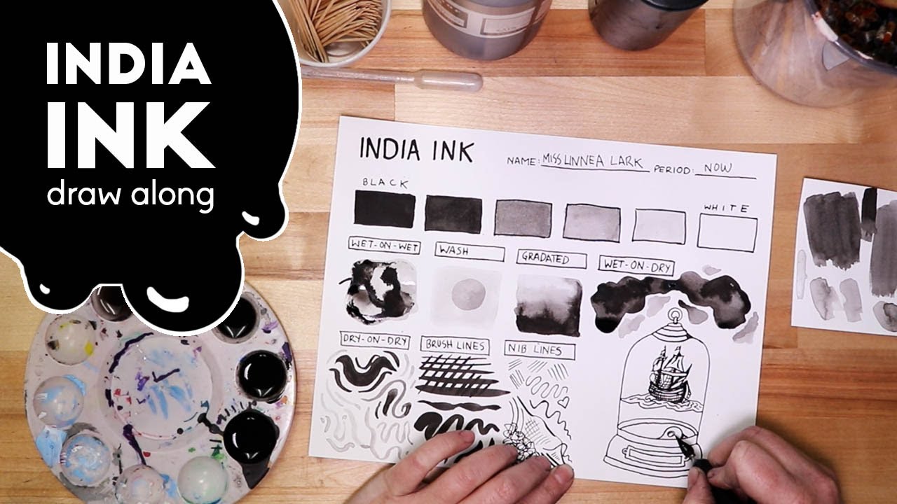 Clumping of non-granulating watercolours - A clue from indian ink! - Lee  Angold