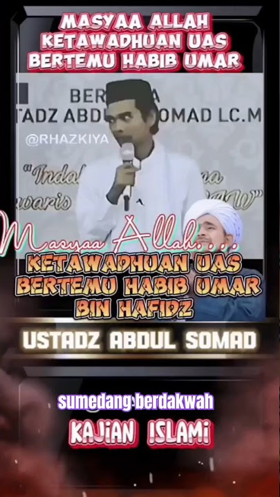 Ketawadhuan UAS Bertemu Habib Umar Bin Hafidz | Ustadz Abdul Somad - UAS