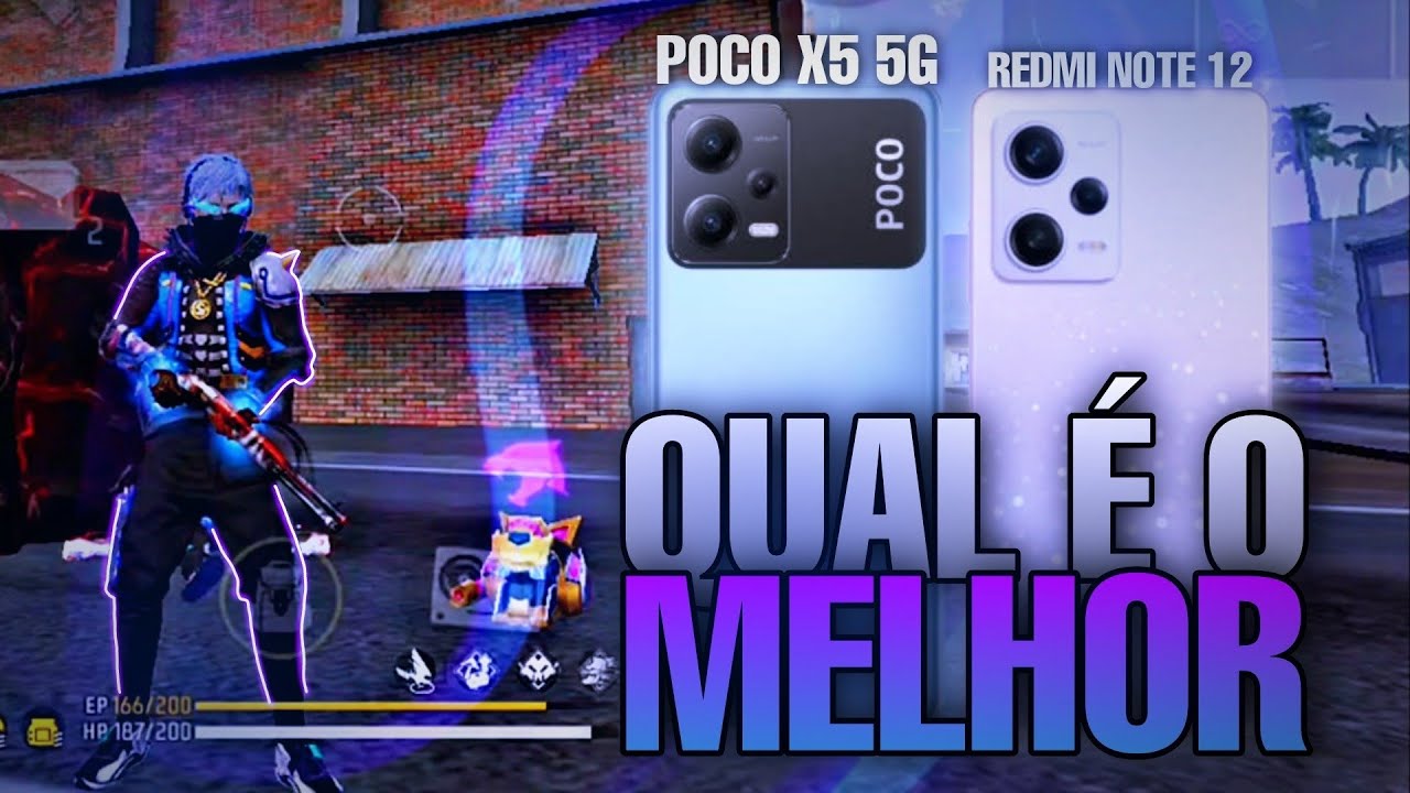 QUAL É O MELHOR CELULAR PARA JOGOS, POCO X5 5G OU REDMI NOTE 12 ...