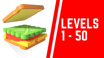 Sandwich! Game Level 1-50 Walkthrough | Popcore Games