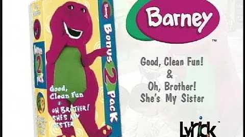 Barney - Good Clean Fun! (1998 VHS Rip)