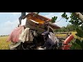máy cắt Kubota dc70 Plus cắt lúa ở đất ướt sau mưa tốc độ cực khủng