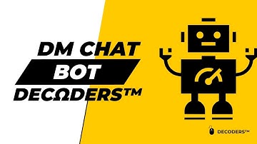 How To Make A Advanced Dm Chat Bot In Replit | DECΩDERS™