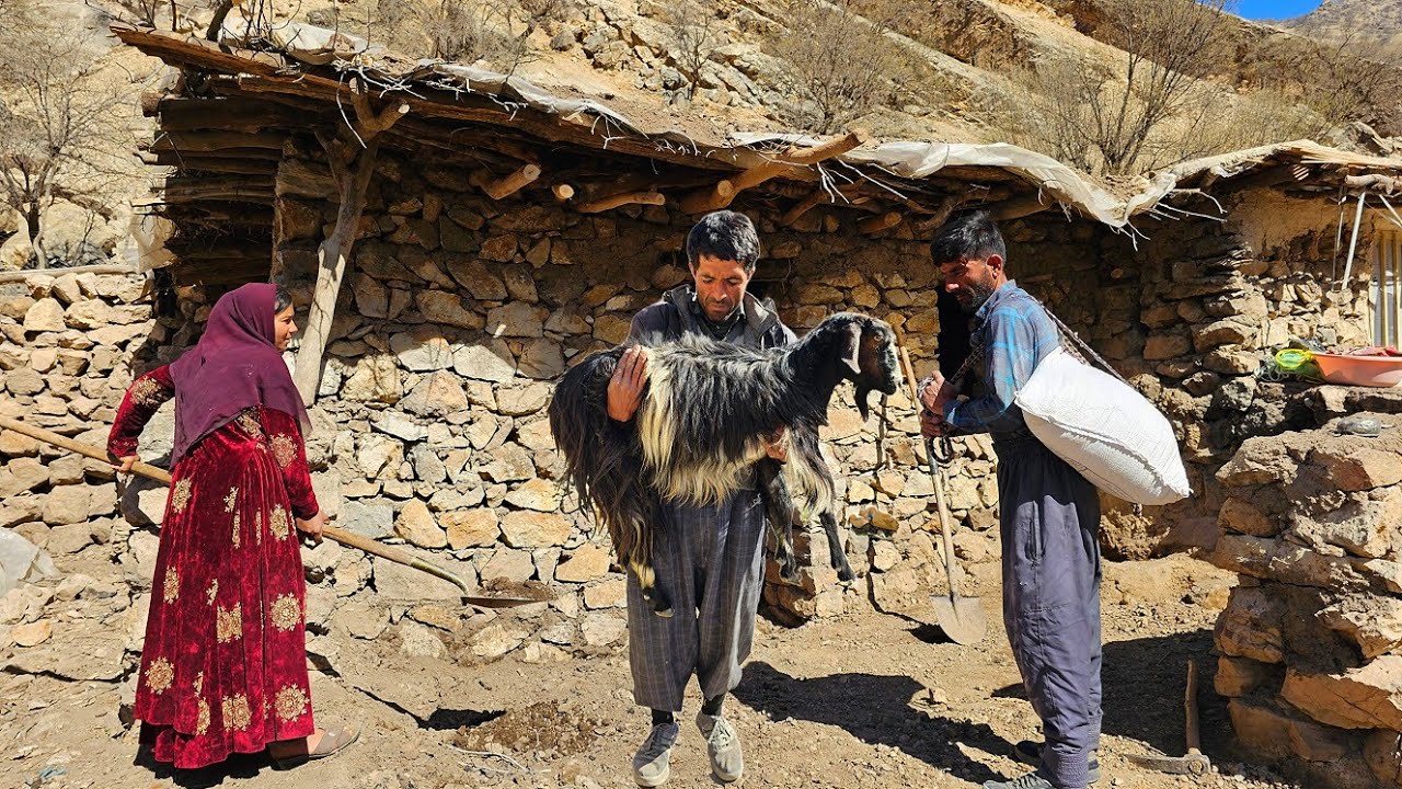 😱🥺A sad day in nomadic life | When nature becomes cruel 🏔️