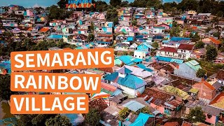 Visiting the Rainbow Village in Semarang, Java, Indonesia