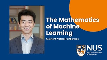 The Mathematics of Machine Learning: Assistant Professor Li Qianxiao