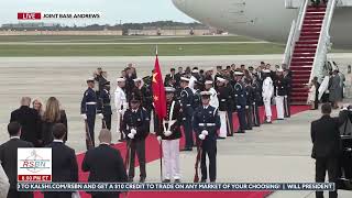 President Xi Jinping & First Lady Step Off Aircraft and Greet President Trump & Melania - 09/23/26