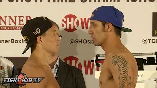 Ruslan Provodnikov vs. John Molina COMPLETE Weigh In \& Face Off video