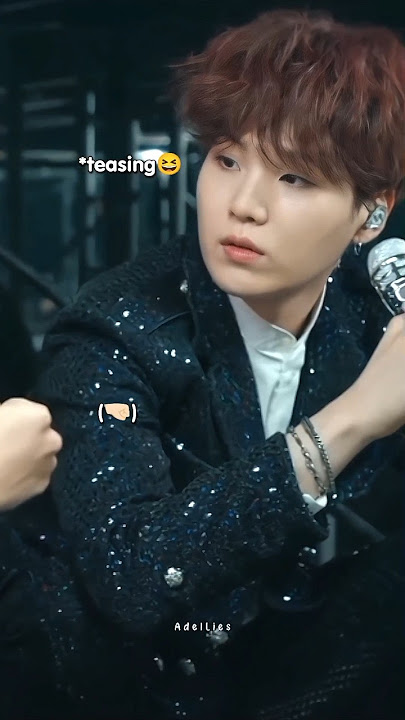 Yoongi loves teasing Jimin🤭😸 #yoonmin #parkjimin #jimin #minyoongi #suga #bts