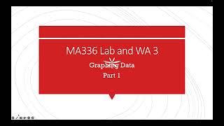 MA336 Lab 3   Graphing Data Part 1