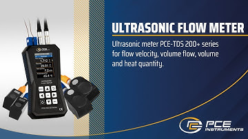 Ultrasonic Flow Meter PCE-TDS 200+ Series