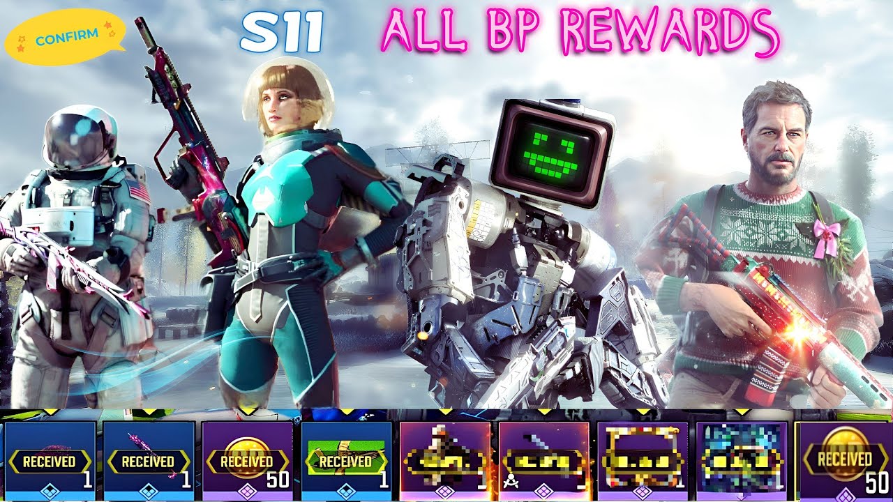 *CONFIRMED* ALL SEASON 11 BATTLE PASS REWARDS + GROUND FORCES