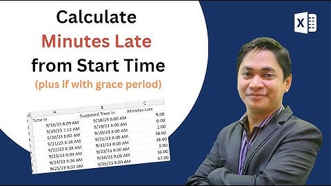Calculate Minutes Late (also if with Grace Period)