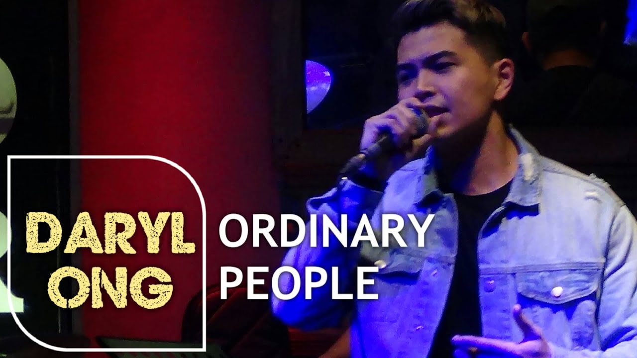 DARYL ONG - Ordinary People (Historia Boutique Bar | December 5, 2019)