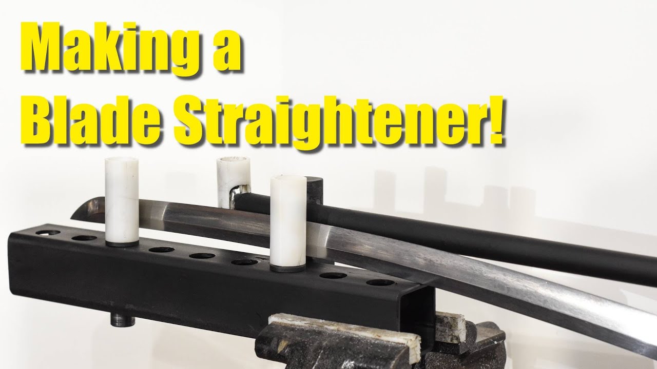 Making a Sword and Knife Straightening Tool YouTube