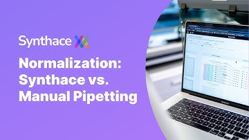 Normalization  - Synthace vs Manual Pipetting