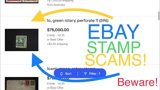 Ebay Stamp Scams Be Educated and Know What You are Buying