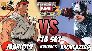 UMVC3 Parsec FT5 Set Runback - Mario19 VS BrokenZero