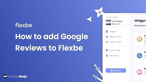 How to add a Google Reviews to Flexbe