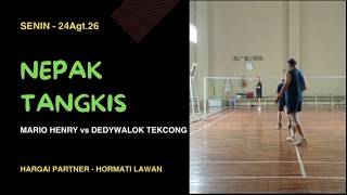 🏸  MARIO HENRY   vs  DEDYWALOK TEKCONG 🏸