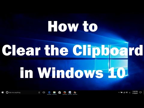 How to Clear the Clipboard in Windows 10