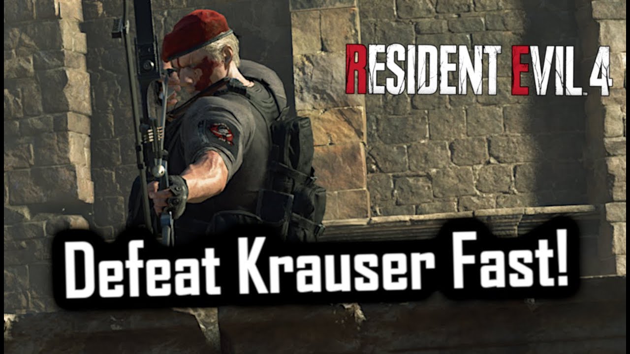 How to easily defeat Krauser in Resident Evil 4 Remake