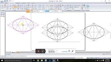VTU# 1st Year# Engg Graphics@ Solid Edge @ Isometric Projection#22