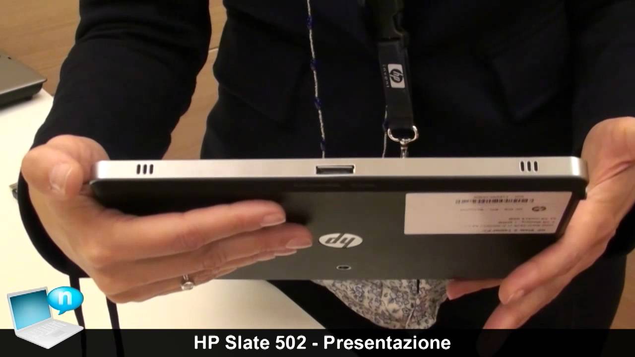 HP Slate 2 (Slate 502) - Tablet Intel Oak Trail e Windows 7 - YouTube