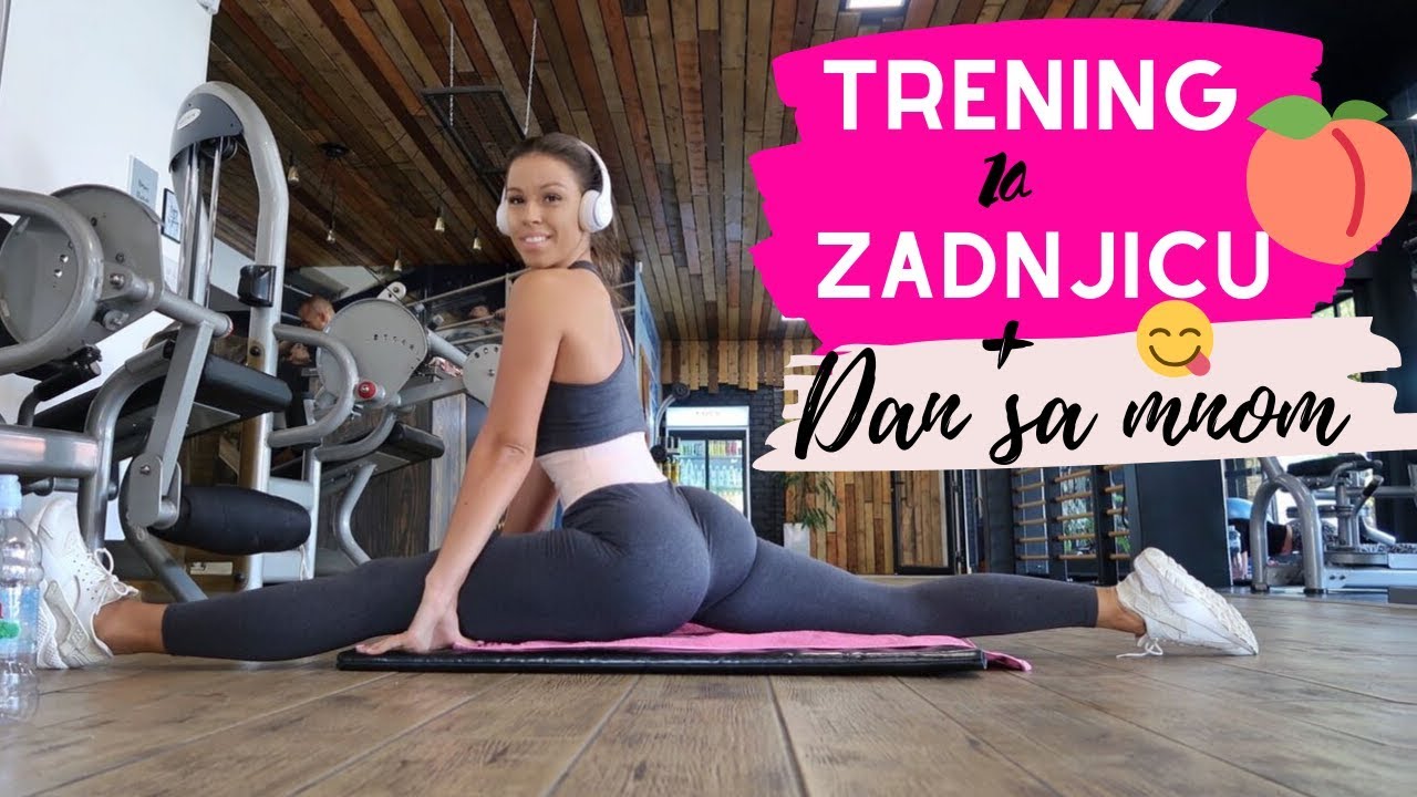 VLOG - Trening za zadnjicu + Dan sa mnom | Novi Sad & Mini shopping!
