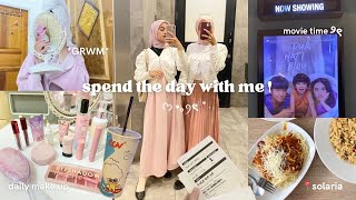 spend the day with me 🍿🥤: go to cinema ( CGV sadang ), eating, vlog indonesia ୨ৎ˙⋆