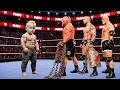 Baby vs Brock Lesnar Randy Orton Goldberg Match