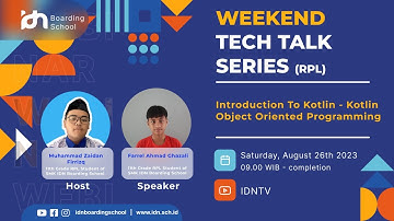 Introduction To Kotlin - Kotlin Object Oriented Programming | Weekend Tech Talk Series